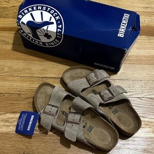 Arizona Suede Leather Birkenstock Sandals Size 8